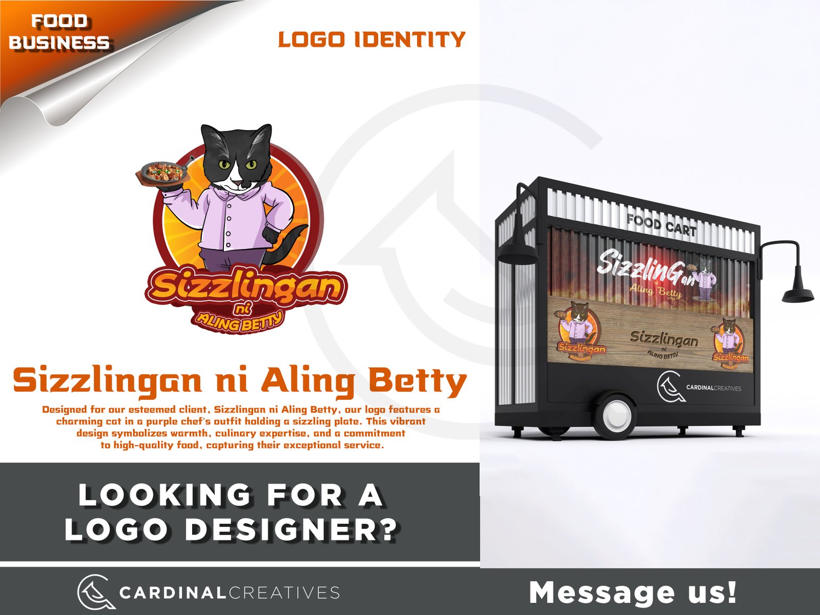 Sizzlingan ni Aling Betty Logo Design